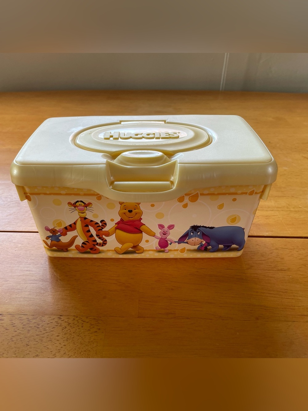 Huggies Disney Winnie The Pooh Friends Empty Pop Up Wipes Container Baby 2007